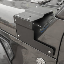 For 2018+ Jeep Wrangler JL JLU, Gladiator JT Car A-Pillar LED Light Mounting Bracket Cover Black 2PCS RT-TCZ