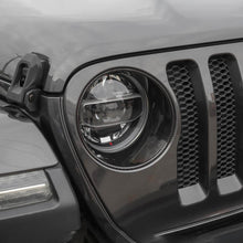 For 2018-2023 Jeep Wrangler JL & Gladiator JT Front Headlight Lamp Cover Trim Ring RT-TCZ