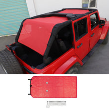 For 2007-2017 Jeep Wrangler JK 4Door Cargo Sun Screen Shade Insulation Net RT-TCZ