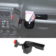 For 2011-2018 Jeep Wrangler JK JKU Phone Mount Drink Cup Holder, Passenger Grab Handle Storage Tray Organizer