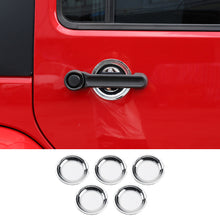 For 2007-2017 Jeep Wrangler JK JKU Door Handle Bowl Cover Trim RT-TCZ