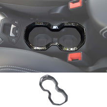 For 2016+ Jeep Renegade Interior Front Water Cup Holder Trim Cover Decor Ring RT-TCZ