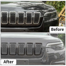 For 2019+ Jeep Cherokee Front Grille Inserts Cover Trim Kit RT-TCZ