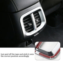 For 2014-2018 Jeep Cherokee Rear Seat Air Vent Outlet Cover Trim Frame Silver RT-TCZ