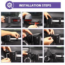 For 2011-2017 Jeep Wrangler JK Co-pilot Armrest Mobile Phone Bracket Holder Mount RT-TCZ