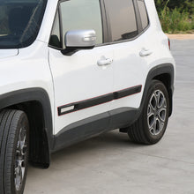 For 2016+ Jeep Renegade 4pcs Body Door Side Molding Cover Trim Black ABS RT-TCZ