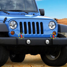For Jeep Wrangler JK/JL/JT Front Bumper Tow Hook Cover Trim RT-TCZ