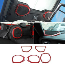 For 2018-2023 Jeep Wrangler JL Rubicon A-pillar &Roof &Trunk Speaker Cover Trim RT-TCZ