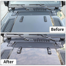 For 2018+ Jeep Wrangler JL Engine Hood Bra Trim & Rear Wiper Nozzle Trim Cover 3Pcs RT-TCZ