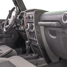 For 2007-2010 Jeep Wrangler JK JKU Real Carbon Fiber Dashboard Center Console Cover Trim RT-TCZ