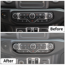 For 2018-2023 Jeep Wrangler JL JLU  & Gladiator JT Center Control Air Conditioner Switch Trim Frame RT-TCZ