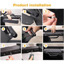 For 2018+ Jeep Wrangler JL JT Alloy/Iron Car Roof Hard Top Grab Handle RT-TCZ