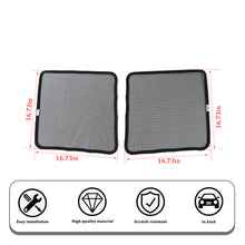 For 2007-2017 Jeep Wrangler JK Car Front Window SunShade Bug Insect Screen Mesh RT-TCZ