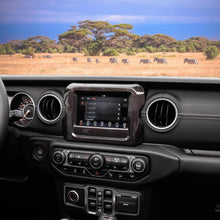 For 2018-2023 Jeep Wrangler JL & Gladiator JT GPS Navigation Panel Cover Trim RT-TCZ