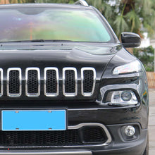 For 2014-2018 Jeep Cherokee Grille Inserts ABS Mesh Honeycomb Grill Cover Trim Kit RT-TCZ