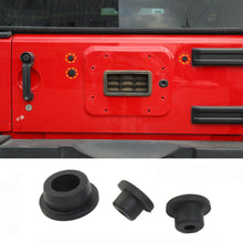 For 2007-2017 Jeep Wrangler JK JKU Rubber Tailgate Plug Tramp Stamp Spare Tire Carrier Delete RT-TCZ