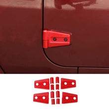 For 2007-2018 Jeep Wrangler JK JKU Door Hinge Covers Protector Trim Kit,4pcs RT-TCZ