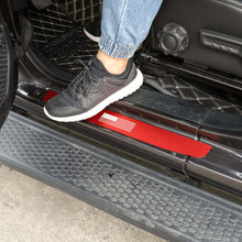 For 2018+ Jeep Wrangler JL JLU & Gladiator JT 4Doors 4 x Car Door Sill Protection Strip Cover RT-TCZ