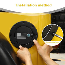 For 1997-2006 Jeep Wrangler TJ Car Locking Gas Fuel Filler Cap Door Tank Cover Black RT-TCZ