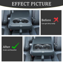 For 2014+ Jeep Cherokee Rear Armrest Cup Holder Panel Trim Cover RT-TCZ