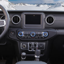 For 2018+ Jeep Wrangler JL JLU & Gladiator JT Air Conditioner Switch Knob Cover Trim Style A RT-TCZ
