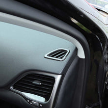 For 2014+ Jeep Cherokee 2pcs Up Vent Decoration Ring Cover Trim RT-TCZ