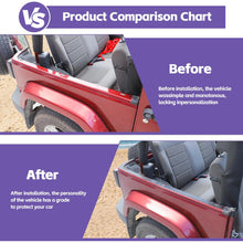 For 2007-2017 Jeep Wrangler JK 2Door Rubber Black Car Roof Mounting Hole Pad Cover RT-TCZ