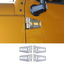For 2007-2018 Jeep Wrangler JK JKU Door Hinge Covers Protector Trim Kit,4pcs RT-TCZ