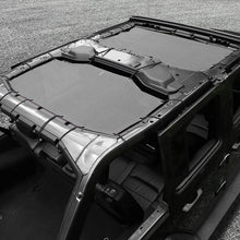 For 2018+ Jeep Wrangler JLU Unlimited 4 Door Mesh Sunshade Provides UV Sun Protection Exterior Accessories Front & Rear RT-TCZ