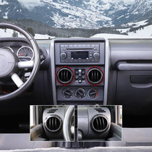 For 2007-2010 Jeep Wrangler JK JKU 22PCS Full Set Interior Decoration Trim Kit ABS Frame Trim Carbon Fiber RT-TCZ
