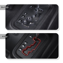 For 2011-17 Jeep Wrangler JK Gear Shift Panel Decor Bezel Trim RT-TCZ