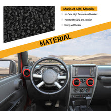 For 2007-2010 Jeep Wrangler JK JKU 4pcs AC Air Conditioning Vent Cover Trim Decoration Ring RT-TCZ