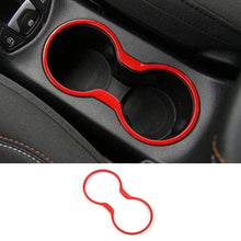 For 2017-2020 Jeep Compass Central Console Chrome Cover Water Cup Holder Trim RT-TCZ