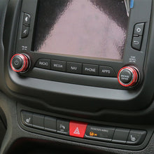 For 2015-2017 Jeep Renegade CD Switch Button Knob Cover Ring Trim RT-TCZ