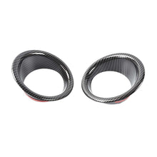For 2007-2017 Jeep Wrangler JK JKU Front Bumper Fog Light Lamp Cover Trim Frame 2PCS RT-TCZ