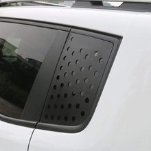 For 2016-2019 Jeep Renegade Rear Triangle Glass Decor Cover Aluminum Alloy Panel (Black) RT-TCZ