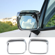 For 2016+Jeep Renegade  Rearview Mirror Rain Eyebrow Cover Trim Chrome ABS RT-TCZ