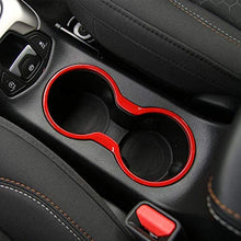 For 2017-2020 Jeep Compass Central Console Chrome Cover Water Cup Holder Trim RT-TCZ