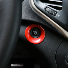 For 2014+ Jeep Cherokee Ignition Engine Start Key Cover Ring Trim RT-TCZ