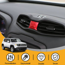 For 2016+ Jeep Renegade Central Air Outlet Vents Cover Trim Aluminum RT-TCZ