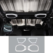 For 2018-2023 Jeep Wrangler JL JLU & Gladiator JT Roof Speaker & A-Pillar Speaker Cover Trim RT-TCZ