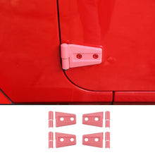 For 2007-2018 Jeep Wrangler JK JKU Door Hinge Covers Protector Trim Kit,4pcs RT-TCZ