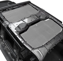 For 2018+ Jeep Wrangler JLU Unlimited 4 Door Mesh Sunshade Provides UV Sun Protection Exterior Accessories Front & Rear RT-TCZ