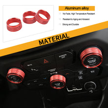 For 2018+ Jeep Renegade Air Condition Audio CD Adjustment Button Cover Trim RT-TCZ