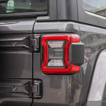 For 2018+ Jeep Wrangler JL JLU Rear Taillights Lamp Guard Cover Trim Black 2Pcs RT-TCZ