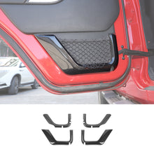 For 2011-2017 Jeep Wrangler JK 4DR Car Inner Door Net Bag Frame Trim ABS RT-TCZ