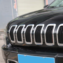 For 2014-2018 Jeep Cherokee Grille Inserts ABS Mesh Honeycomb Grill Cover Trim Kit RT-TCZ