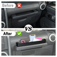 For 2007-2010 Jeep Wrangler JK JKU Passenger Grab Handle Storage Box Tray RT-TCZ