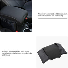 For 2011-2018 Jeep Wrangler JK JKU Center Console Armrest Pad Cover with Storage Bag RT-TCZ