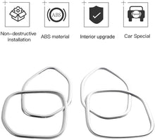 For 2011-2020 Jeep Grand Cherokee 4PCS Car Interior Door Speaker Cover Trim (Chrome) RT-TCZ